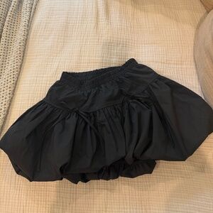 SHOPCIDER BLACK BUBBLE SKIRT